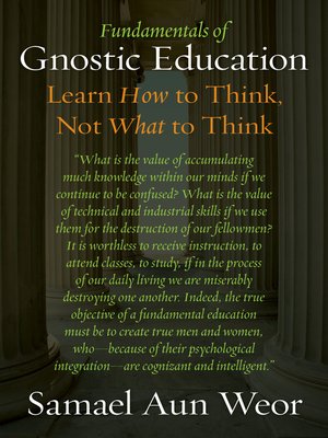 cover image of Fundamentals of Gnostic Education
